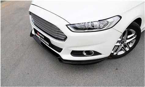 That, together with conservative offerings from toyota and honda, has leveled the. Front Bumper Lip Addon Kit Gloss Black Fin For Ford Fusion ...