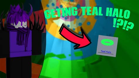 Getting Teal Halo In Tower Of Hell Roblox Youtube