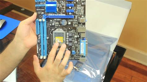 Asus P8h61 M Lx Plus R20 Motherboard Unboxing Youtube