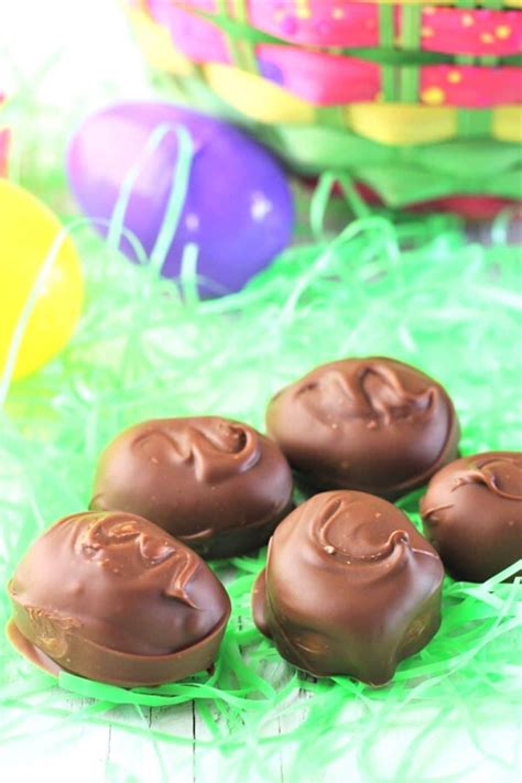 Chocolate Peanut Butter Eggs • Now Cook This