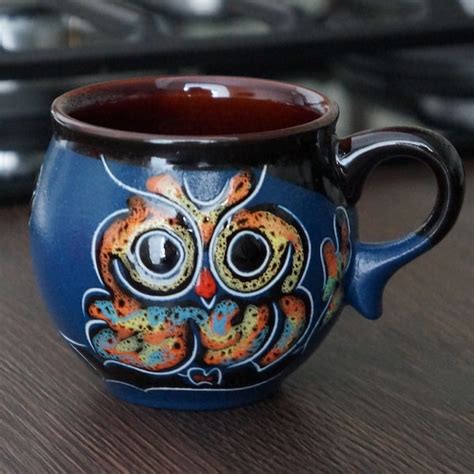 Ceramic Owl Etsy