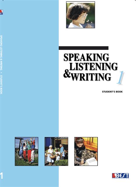 Speaking Listening And Writing 1 Best Publishing Best Kitabevi