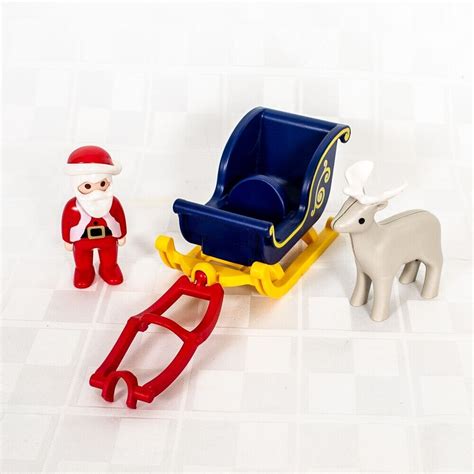 Playmobil Santa Sleigh And Reindeer Christmas Figures Ebay