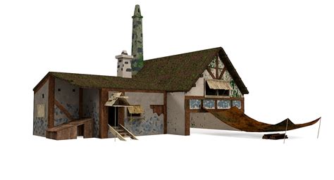 Farm House 3d Model 1 Ma Fbx Free3d