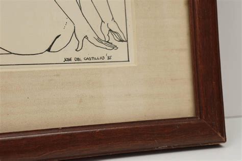 early 20th century pair of spanish erotic pen and ink with wash drawings for sale at 1stdibs