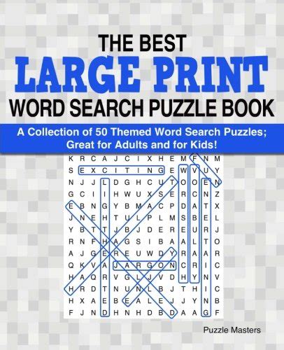 The Best Large Print Word Search Puzzle Book A Collection