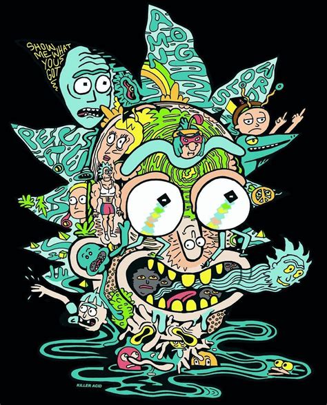 Rick And Morty Drawings Trippy - Drawing Art Ideas