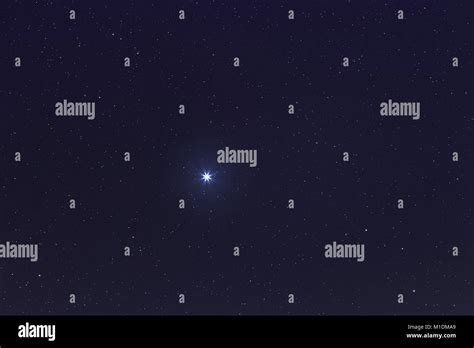 Sirius Brightest Star On Night Sky Sirius Star Stock Photo Alamy