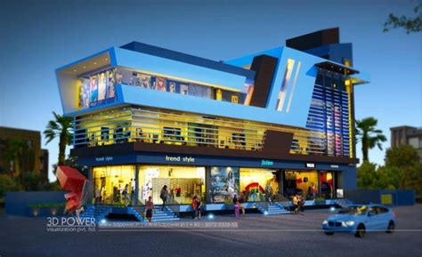 Shopping Mall Modern Commercial Building Exterior Design