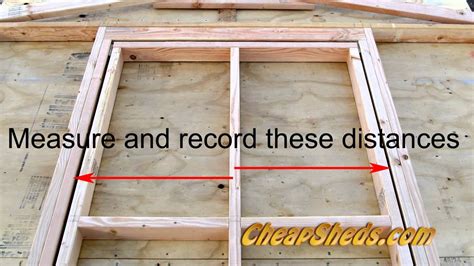 How To Build A Shed Door Youtube