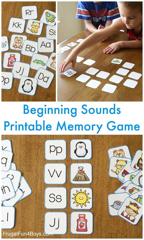 Check spelling or type a new query. Printable Alphabet Memory Game Cards - Frugal Fun For Boys and Girls | Kindergarten games ...