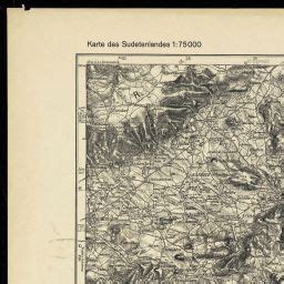 Karte Des Sudetenlandes Aussig