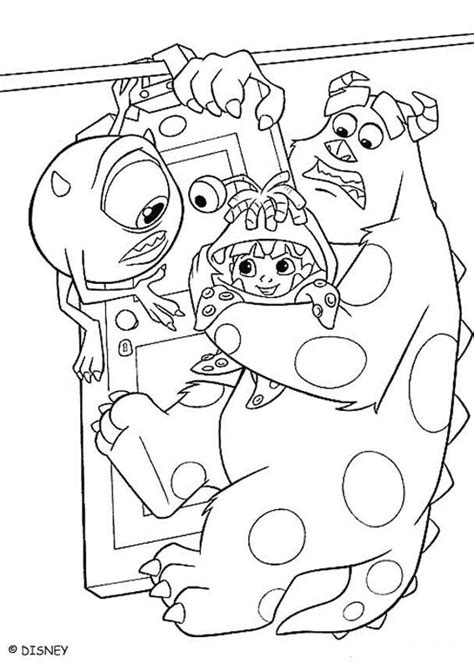 We have lots of monsters inc coloring pages at allkidsnetwork.com. Monsters, Inc. coloring pages - Mike, Sulley and Boo