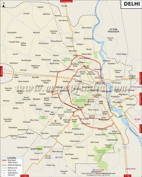 City Map Of Delhi Map Images
