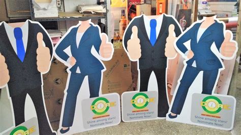 Cutout Standee Color Track Printing Center