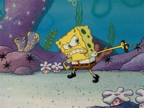 Spongebob Original Cel Animation Just Move Background