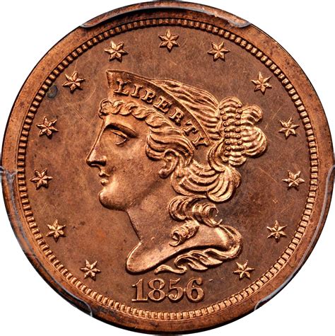 Value Of 1856 Braided Hair Half Cent Appraise Rare Coins