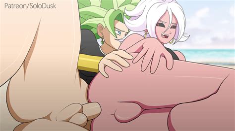 rule 34 2futas anal anal sex android 21 animated ass grab athletic female beach big ass