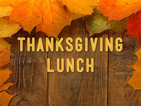 Community Thanksgiving Luncheon