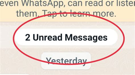 Whatsapp Unread Messages Showing What Is Unread Message In Whatsapp