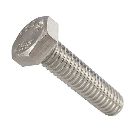 10 24 Hex Head Machine Screws Bolts Stainless Steel All Lengths And
