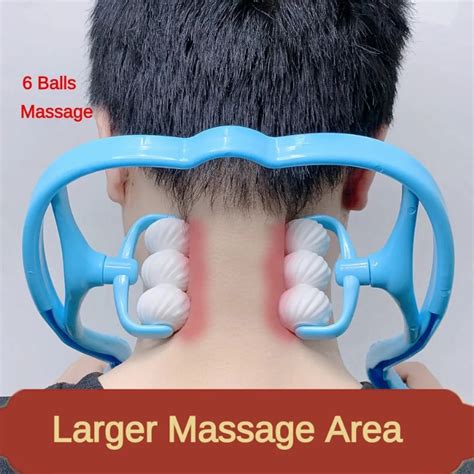 Plastic Pressure Point Therapy Neck Massageador Massagem Relieve Hand Roller Neck Massager For