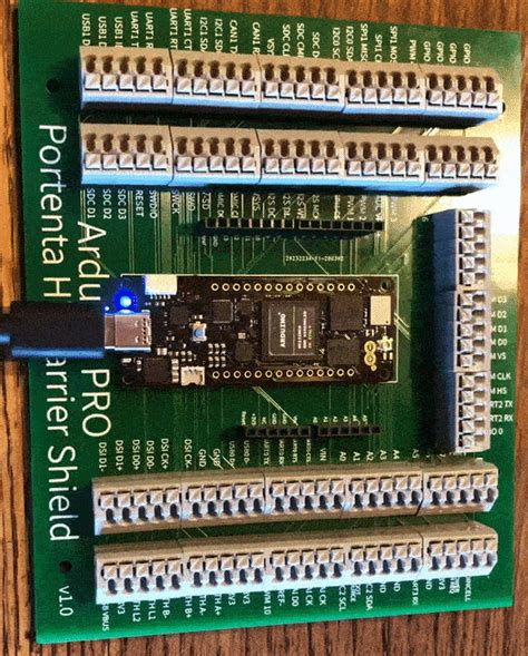 The Arduino Pro Portenta H7 Carrier Board From Rufus31415 Coder Social