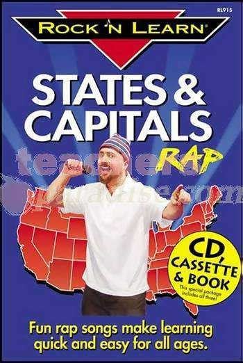 Rock N Learn States And Capitals Rap Cd Tape Rl 915 Teachersparadise