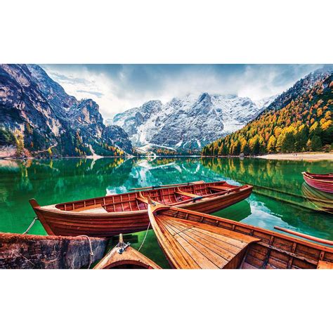 Karmin International Braies Lake Dolomites Italy Jigsaw Puzzle
