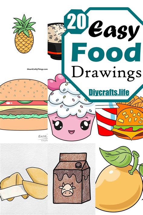 Share 69 Cute Drawings Easy Food Super Hot Nhadathoanghavn