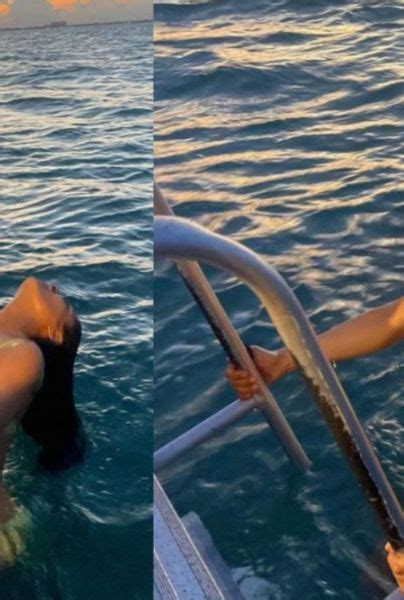 Salma Hayek Enciende Las Redes Sociales Con Fotos En Bikini Y La Comparan Con Una Sirena