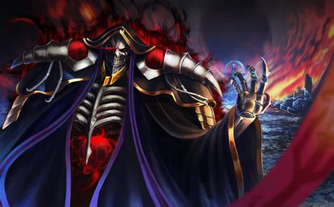 Concluded 1 seasons, 13 episodes. Wallpaper of Ainz Ooal Gown, Anime, Overlord background ...