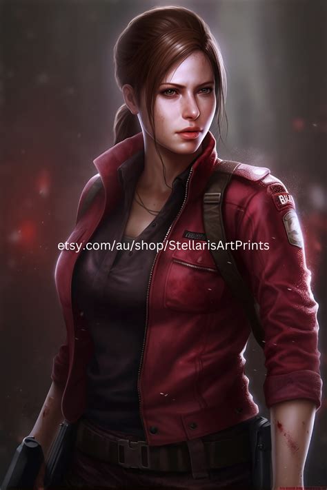 Meet Claire Redfield In Her Full Glory With Our Art Print Perfect