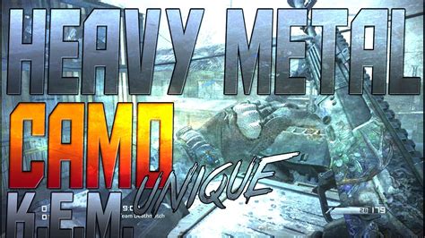 Cod Ghosts New Heavy Metal Camo Kem Strike New Dlc Camo Youtube