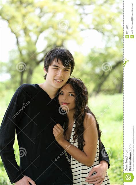 Anyone who knows me knows that i live for teen tv. Young Teen Couple Holding Each Other Outdoors Stock Image ...