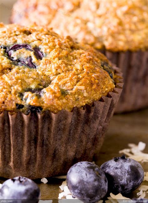 Low Fat Blueberry Bran Muffins Recipe