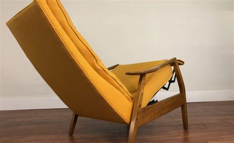 Sold Mid Century High Back Recliner Modern To Vintage