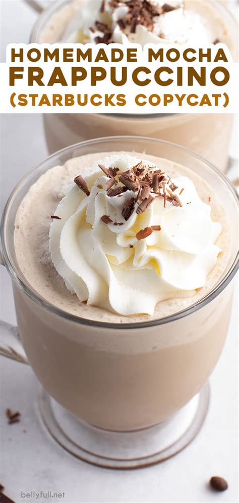 Easy Homemade Starbucks Frappuccino Chilled Coffee Drink Recipe