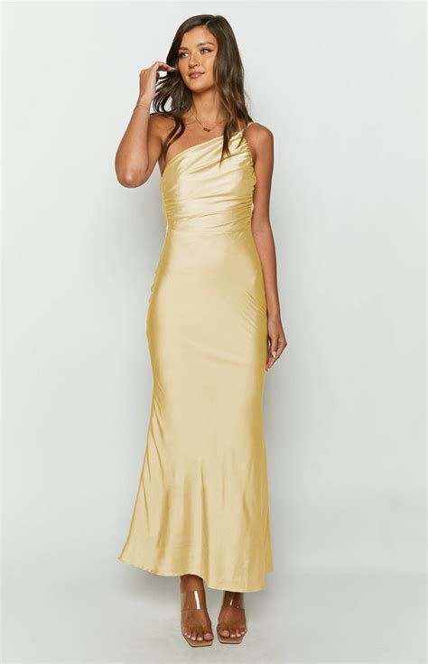 Tina Yellow Formal Maxi Dress Beginning Boutique