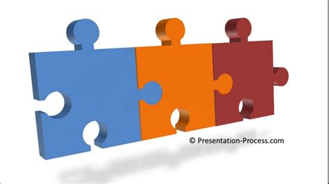 How To Create 3d Puzzle Pieces Diagram 3d Powerpoint Series Youtube