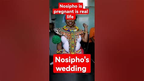 Uzalo Nosiphos Wedding Pregnant In Real Life Youtube