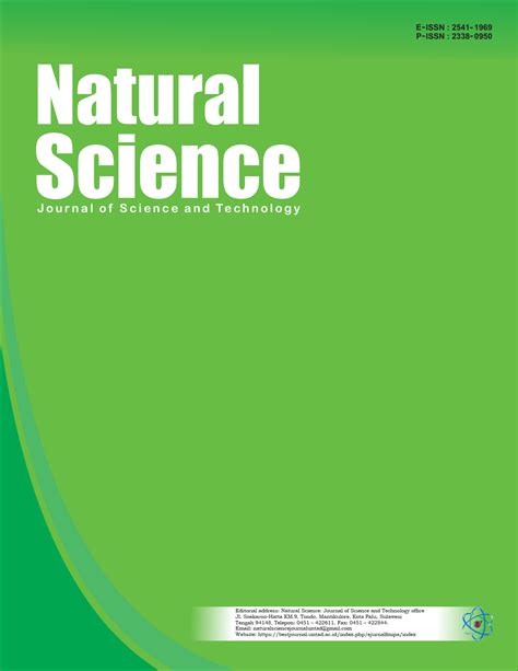 Natural Science Journal Of Science And Technology