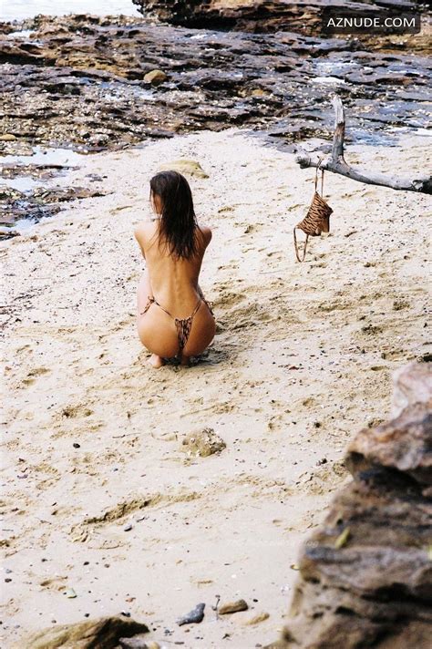 Kristina Mendonca Sexy Tiny Bikini On The Beach In A Photoshoot In
