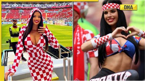 Meet The Fifa World Cups In Qatar Sexiest Fan Croatias Ivana Knoll Blogging Tops