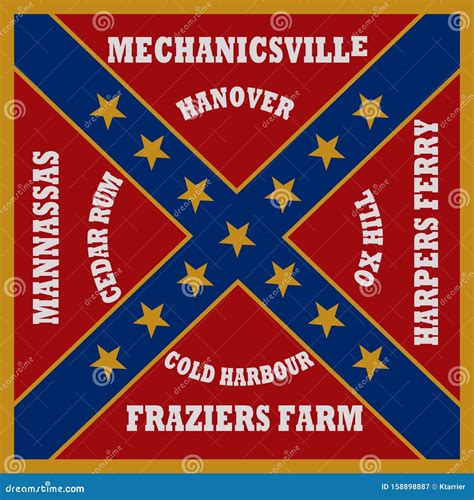 Historic Flag Us Civil War 1860 S Confederate Battle Flag 18th North
