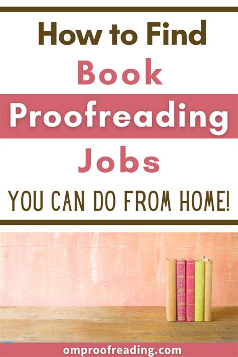 How To Find Book Proofreading Jobs You Can Do From Home Proofreading