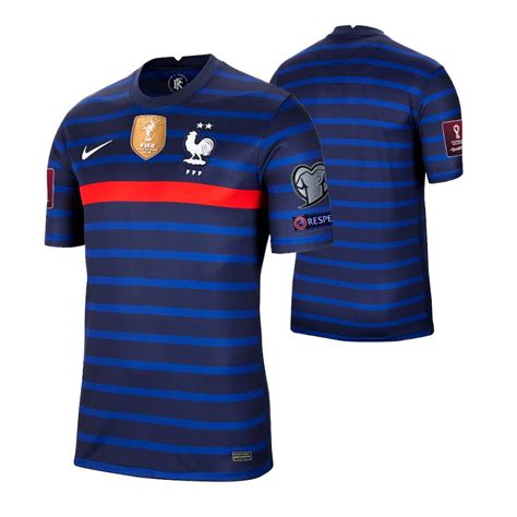 France 2022 Qatar World Cup Jersey Home Blue Replica