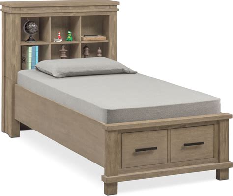 Tribeca Youth Twin Bookcase Storage Bed Value City Furniture