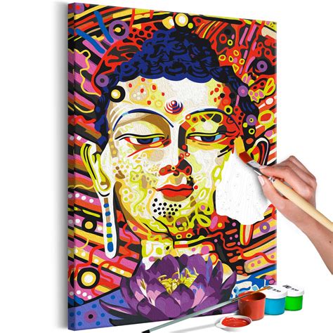 Tableau à Peindre Soi Même Buddha Kush Artgeist Multicolore