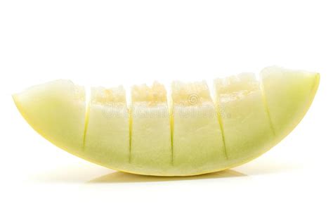 Fresh Honeydew Melon Isolated On White Stock Image Image Of Creamy